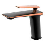 Monocontrol Lavamanos Bajo Negro Rosa Vintage 18 cm para Baño