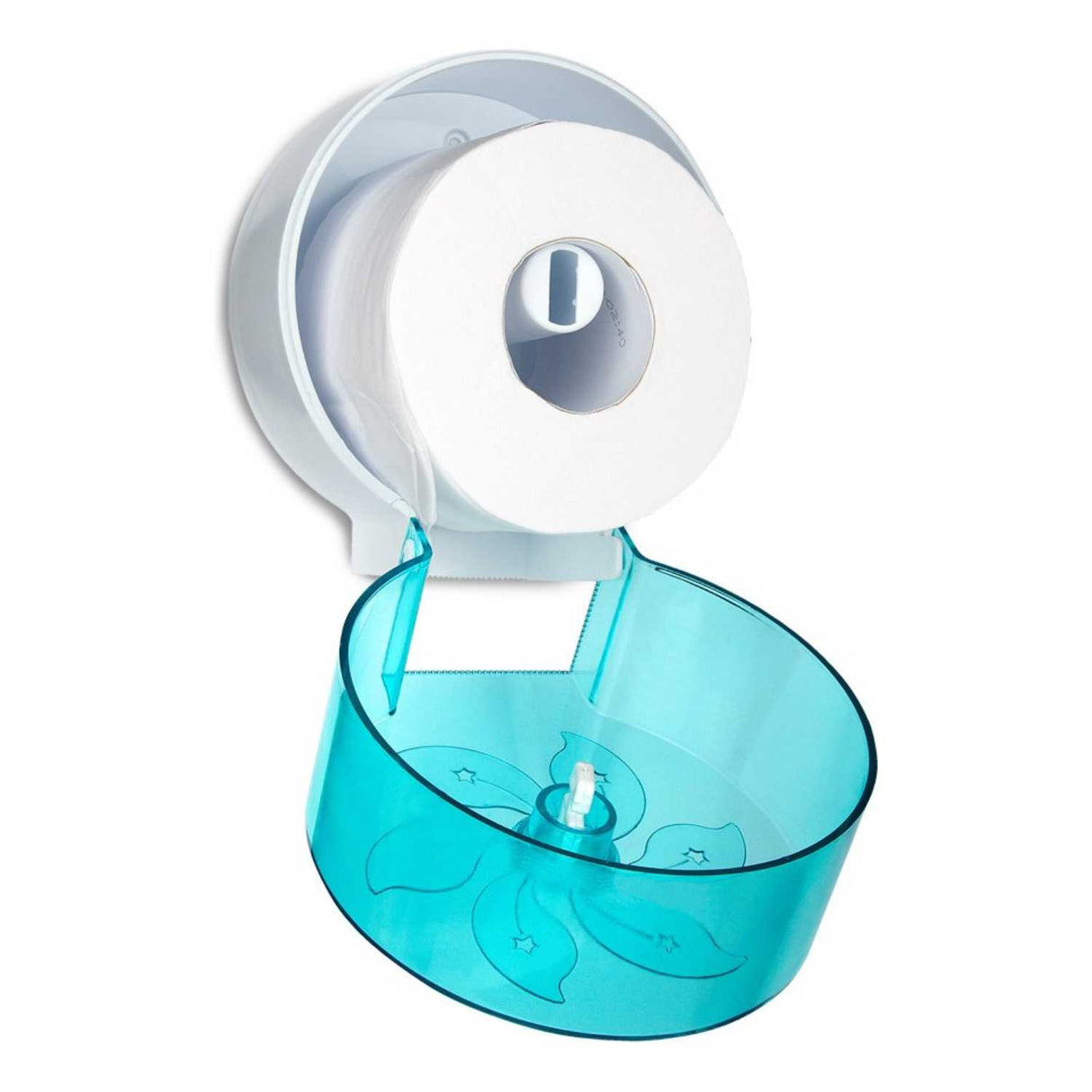 Dispensador de Papel Higiénico para Hogar ABS Acrílico 17 x 15.5 x 13 cm | Porta Rollo Familiar
