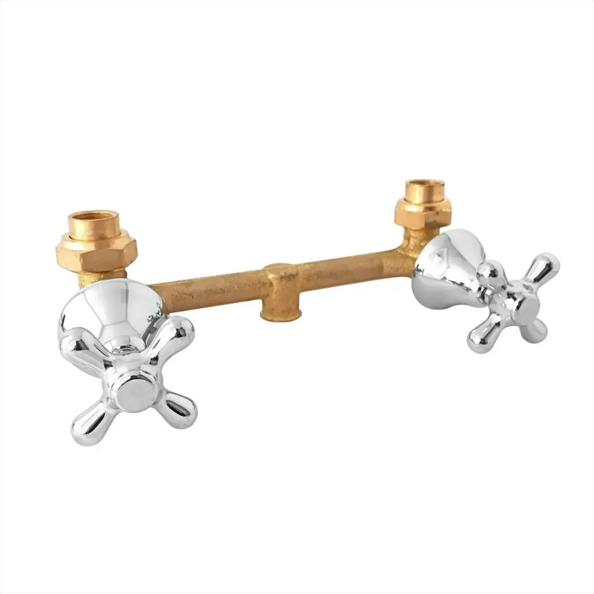 Ducha Mezcladora Bonn Cromada con Regadera 20 cm y Brazo 28 cm
