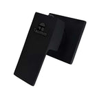 Manija para Ducha Empotrada Negra Mate 9.5 x 7 cm Diseño Cuadrado Moderno