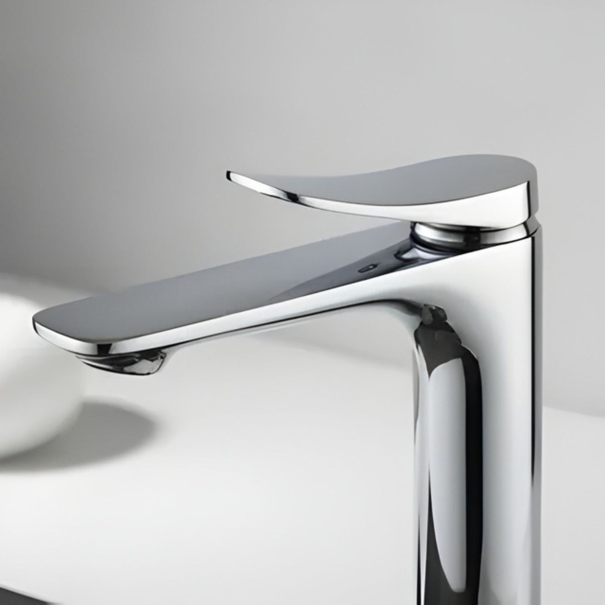 Lavamanos Monocontrol Alto Volare Níquel Texturizado Diseño Moderno