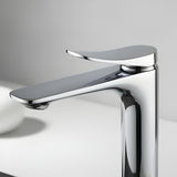 Lavamanos Monocontrol Alto Volare Níquel Texturizado Diseño Moderno