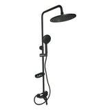 Columna de Ducha Notte Negra 114 cm con Monomando y Teleducha de 5 Funciones