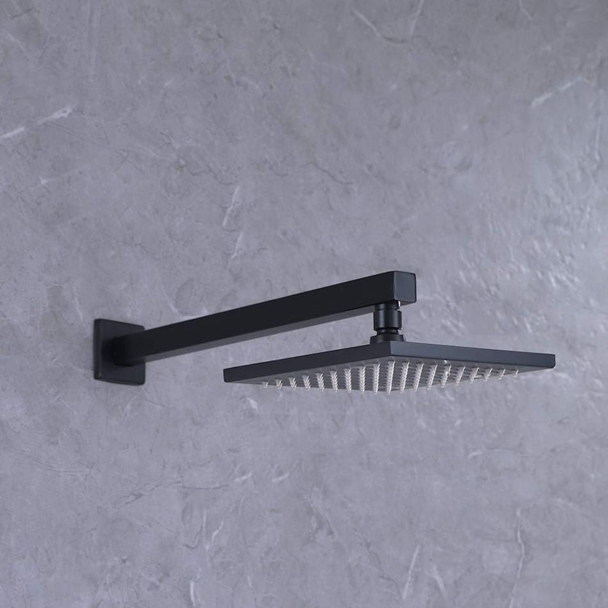 Tubo Regadera Cuadrado 40 cm Metálico