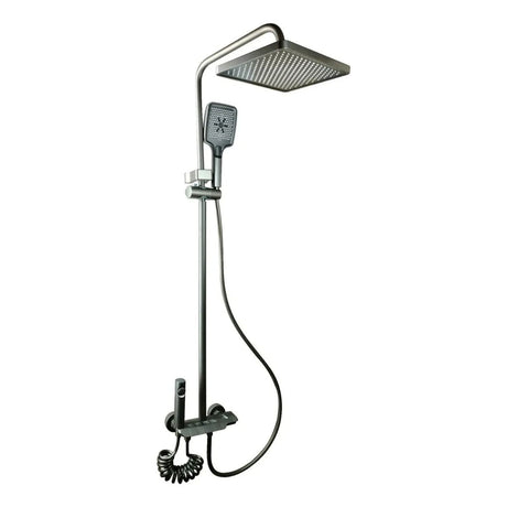 Columna de Ducha Gunmetal 112 cm con Teclado de 4 Funciones