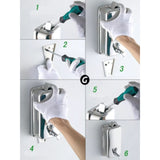Dispensador Jabón Liquido, Metálico,1000 Ml Institucional Color Plateado