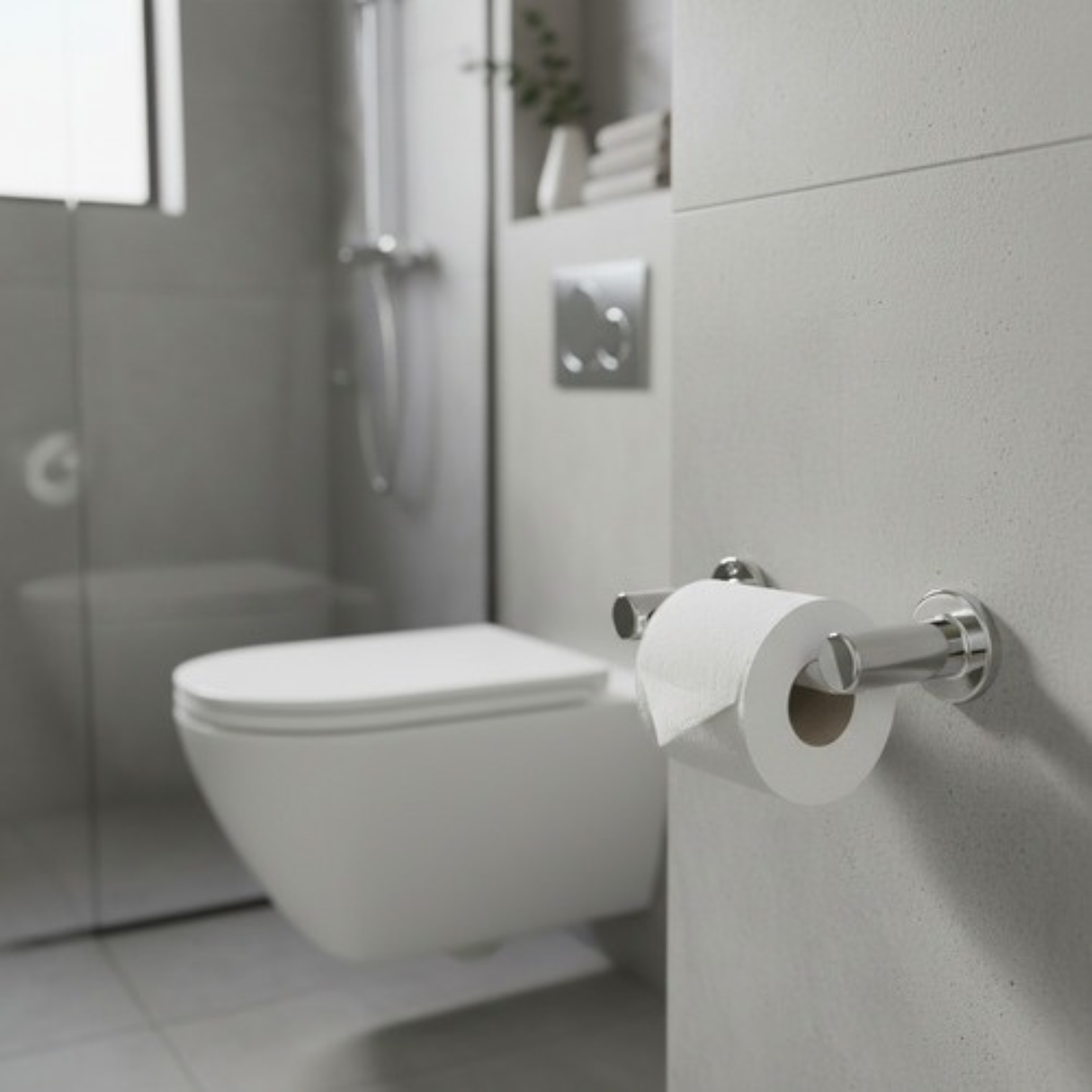 Juego Accesorios Baño 6 Piezas Cromo Salento
