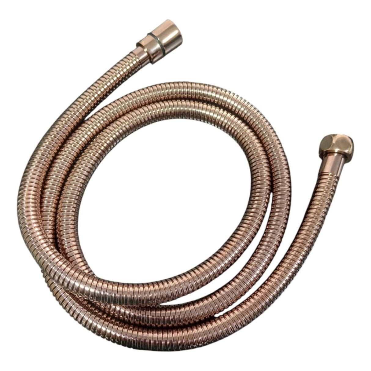 Manguera Teleducha De 1.50 Cm Oro Rosa  Alta Resistencia