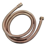 Manguera Teleducha De 1.50 Cm Oro Rosa  Alta Resistencia