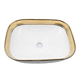 Lavamanos Rectangular Egipcio 455x325x135mm