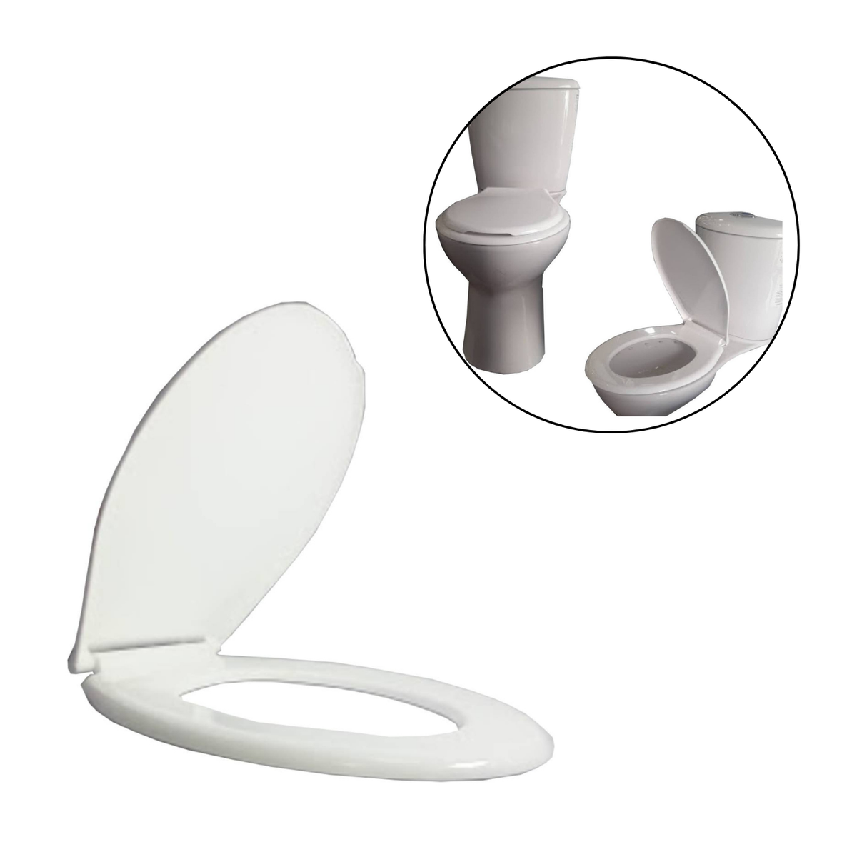 Asiento Redondo Para Sanitario Estandar,corona