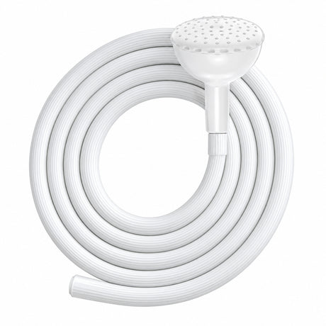 Miniducha Blanca Con Manguera En ABS