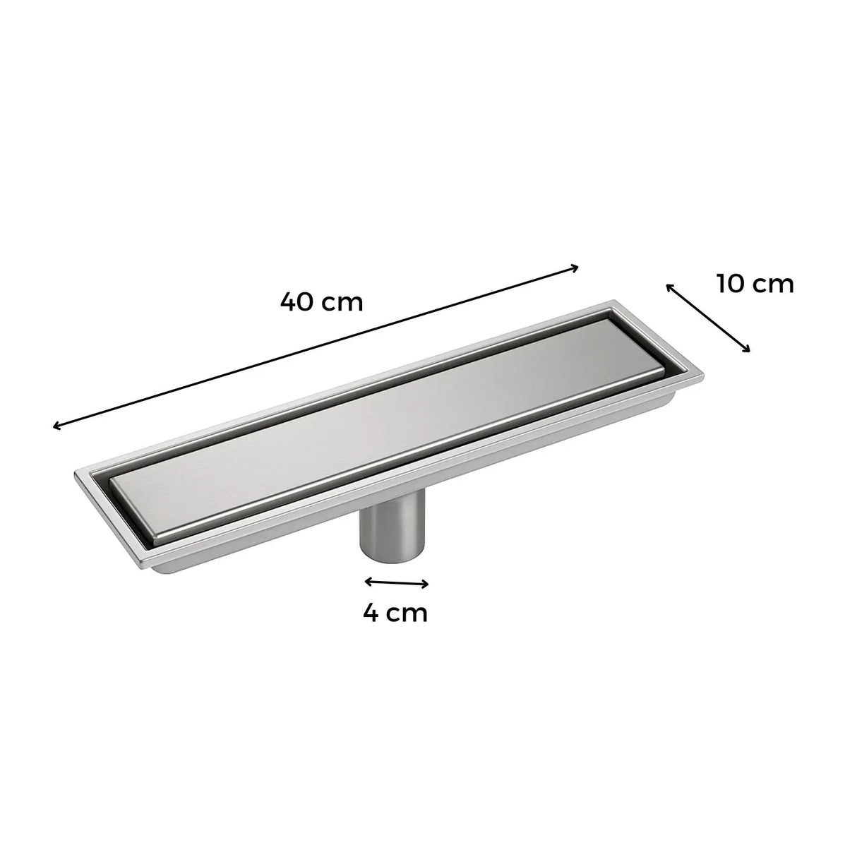 Rejilla Piso Invisible Acero SatinMate 40X10