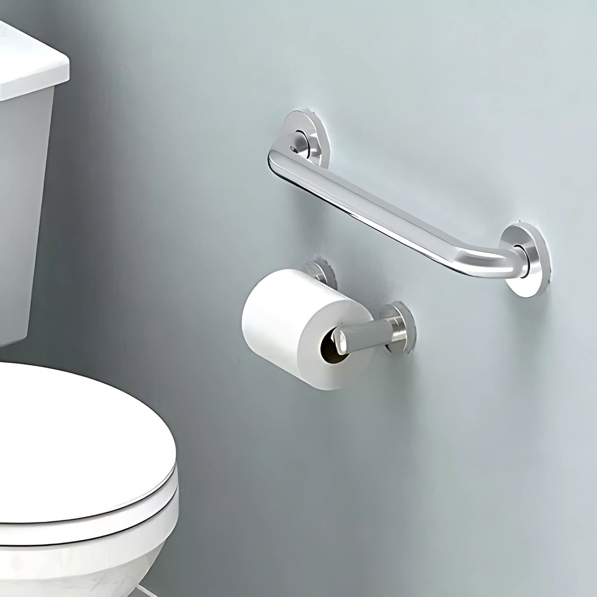 Barra de Seguridad en Acero SUS304 Satinado 80 cm – Resistente y Fácil Instalación