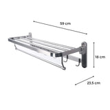 Toallero Hotelero en Acero SUS304 Dorado Multifuncional