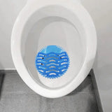 Pantalla desodorante antisalpicaduras para orinal azul en EVA de 17 x 17 cm, vista 9