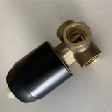 Grifería para Ducha Monocontrol Negro Metálico Redonda, Sistema Universal de 1/2", Cuerpo en Bronce