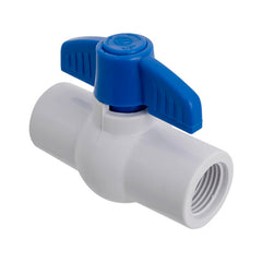 Válvula Roscable de Bola en PVC 1/2 pulg