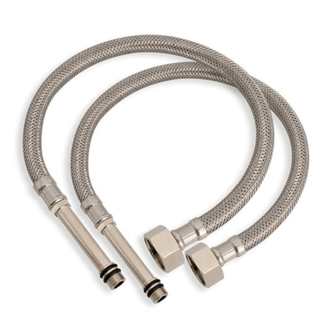 Par De Acoples Para Monocontrol Cromados 50 Cm