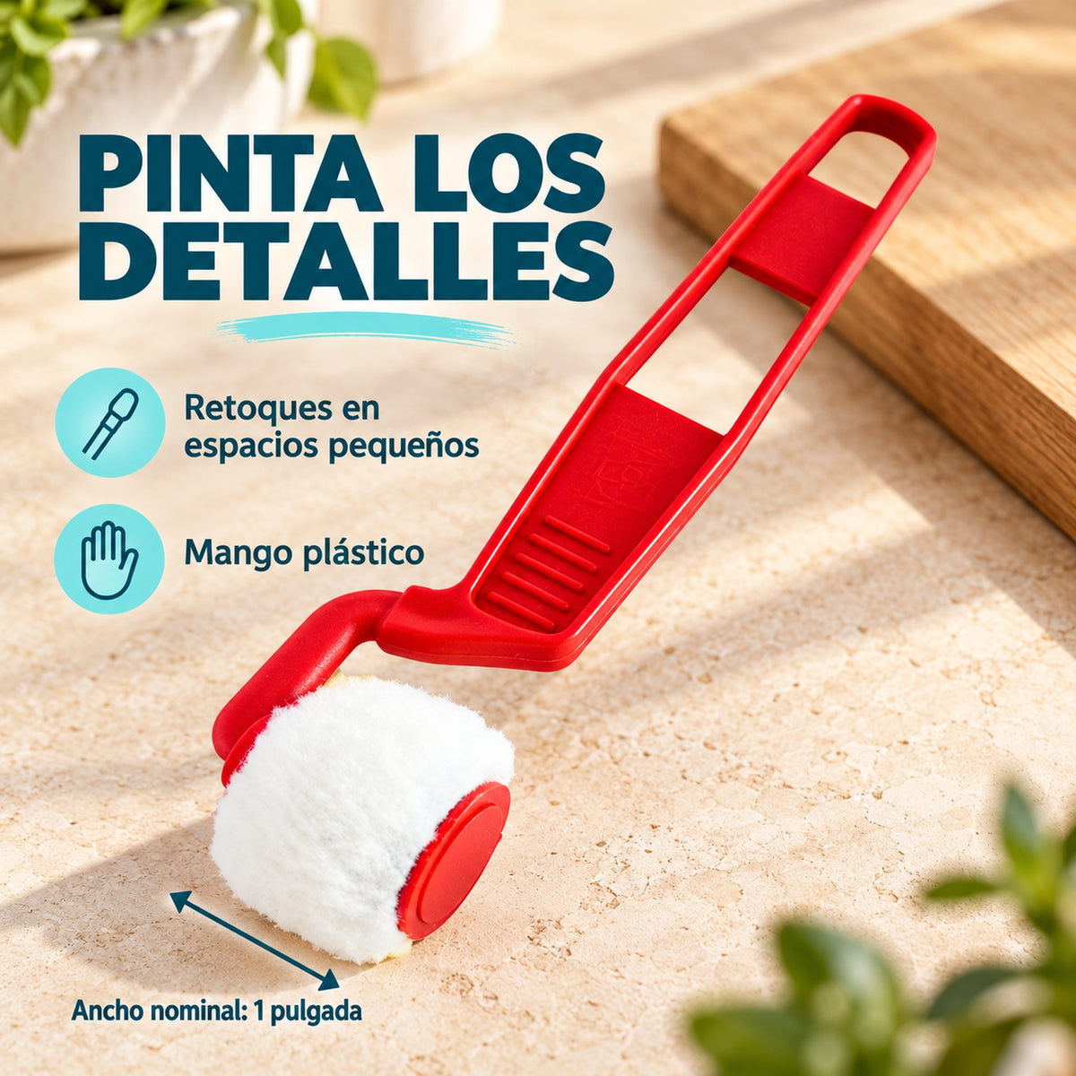 Minirodillo De 1 Pulgada — características y ancho nominal