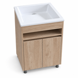 Combo Mueble Con Lavadero 50 X 40 Cm - fondo blanco