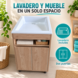 Combo Mueble Con Lavadero 50 X 40 Cm - detalle