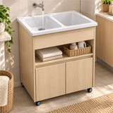 Mueble Con Lavadero Doble 60 X 60 Cm: segunda ambientación