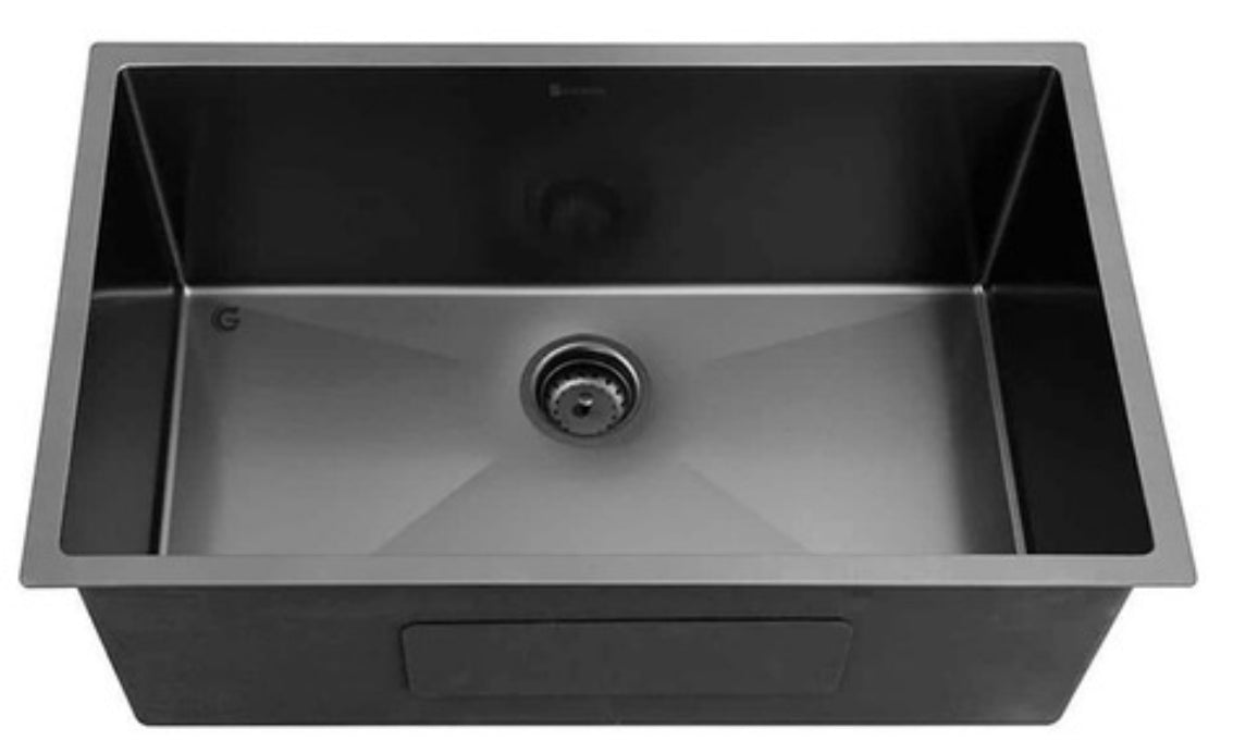 LAVAPLATOS NEGRO 60X45 EN ACERO INOX 304