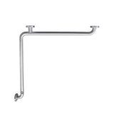 Barra de Seguridad Fija en L 60x60cm en Acero inoxidable.