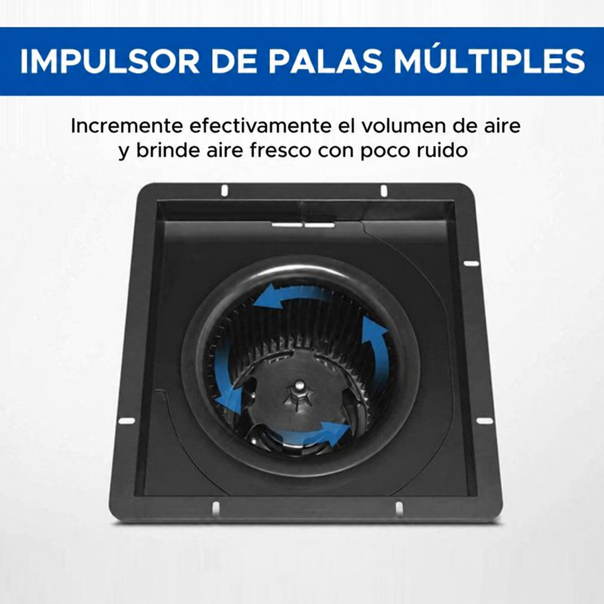 Impulsor de palas múltiples del extractor centrífugo DCF