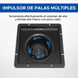 Impulsor de palas múltiples del extractor centrífugo DCF