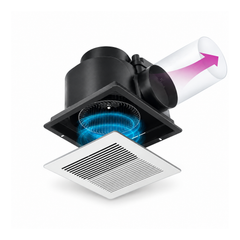 Extractor Centrífugo de Plafón DCF10-21S 4” 168 m³/h