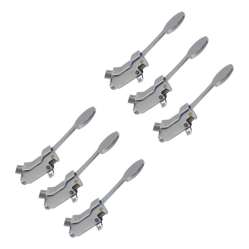 Kit X 6 Und Griferia Válvula Pedal Alta Calidad  Industrial