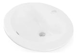 Lavamanos De Empotrar - Sobreponer Rennes Blanco 52 x 46 cm Blanco Con Rebose