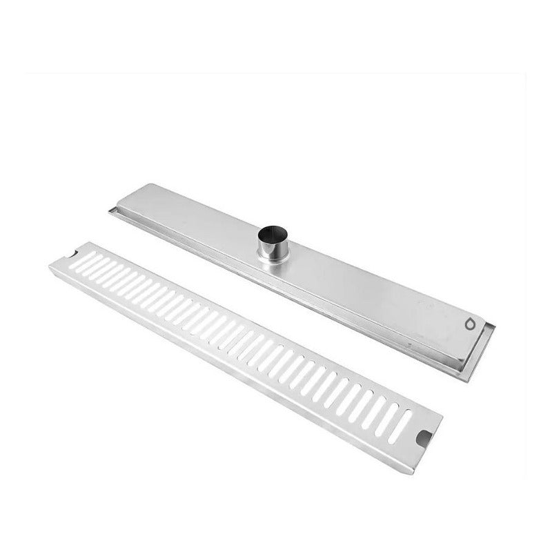 Rejilla Acero Rectangular 60cm X 10cm Para Piso Zona Común