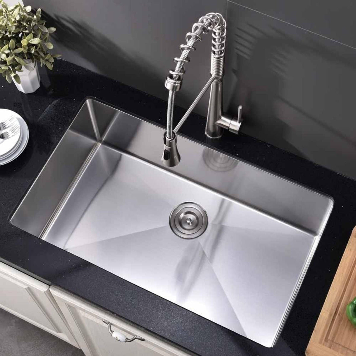 LAVAPLATOS SATINADO 76X45 EN ACERO INOX 304