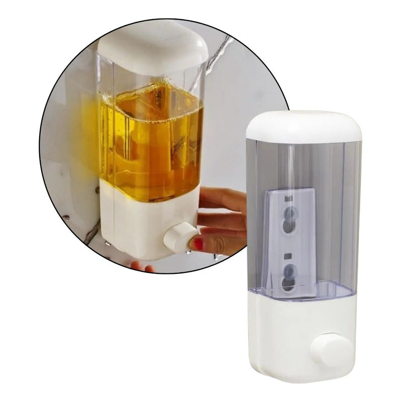 Kit X 4 Dispensador De Jabon Liquido Push, Cierre Hermetico