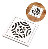 Rejilla Sifón Cuadrada de Lujo - 10x10 cm - Sistema Anti-Retorno y Diseño Elegante