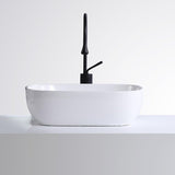 Lavamanos Ópera Rectangular 33x47 cm - Vessel Blanco de Sobreponer