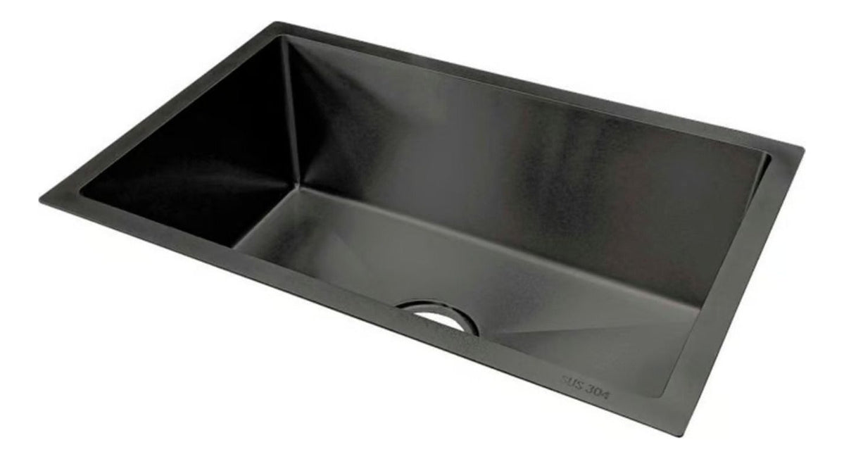 Lavaplatos Negro 50x40x22 cm en Acero Inoxidable 304