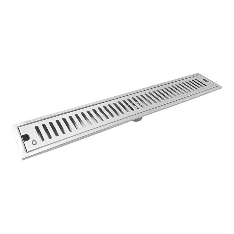 Rejilla Acero Rectangular 60cm X 10cm Para Piso Zona Común
