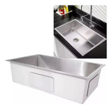 LAVAPLATOS SATINADO 76X45 EN ACERO INOX 304