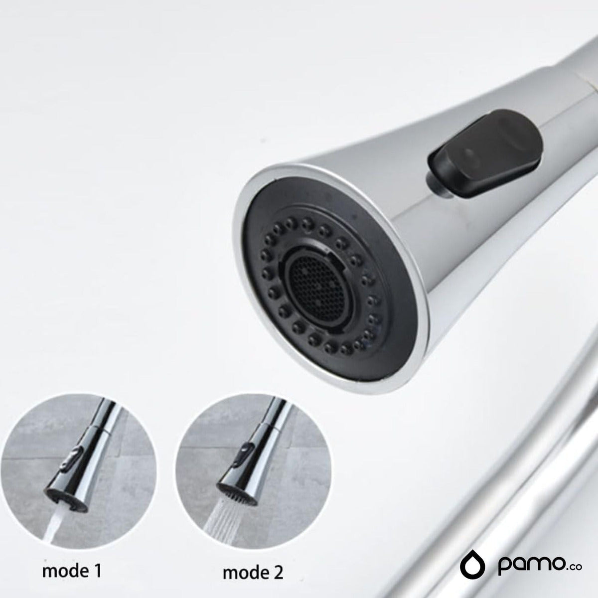 Grifería Monocontrol Lavaplatos Angora Extensible Satín