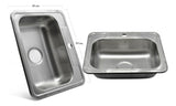Lavaplatos 53x43cms Acero Inoxidable con canastilla