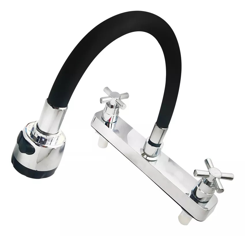 Grifería Mezclador Lavaplatos Cuello Flexible de 8 Pulgadas – Versatilidad y Funcionalidad para tu Cocina