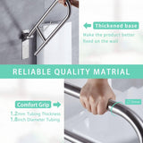Kit Barra De Seguridad Abatible Mas Barra De 80 Cm Acero 304