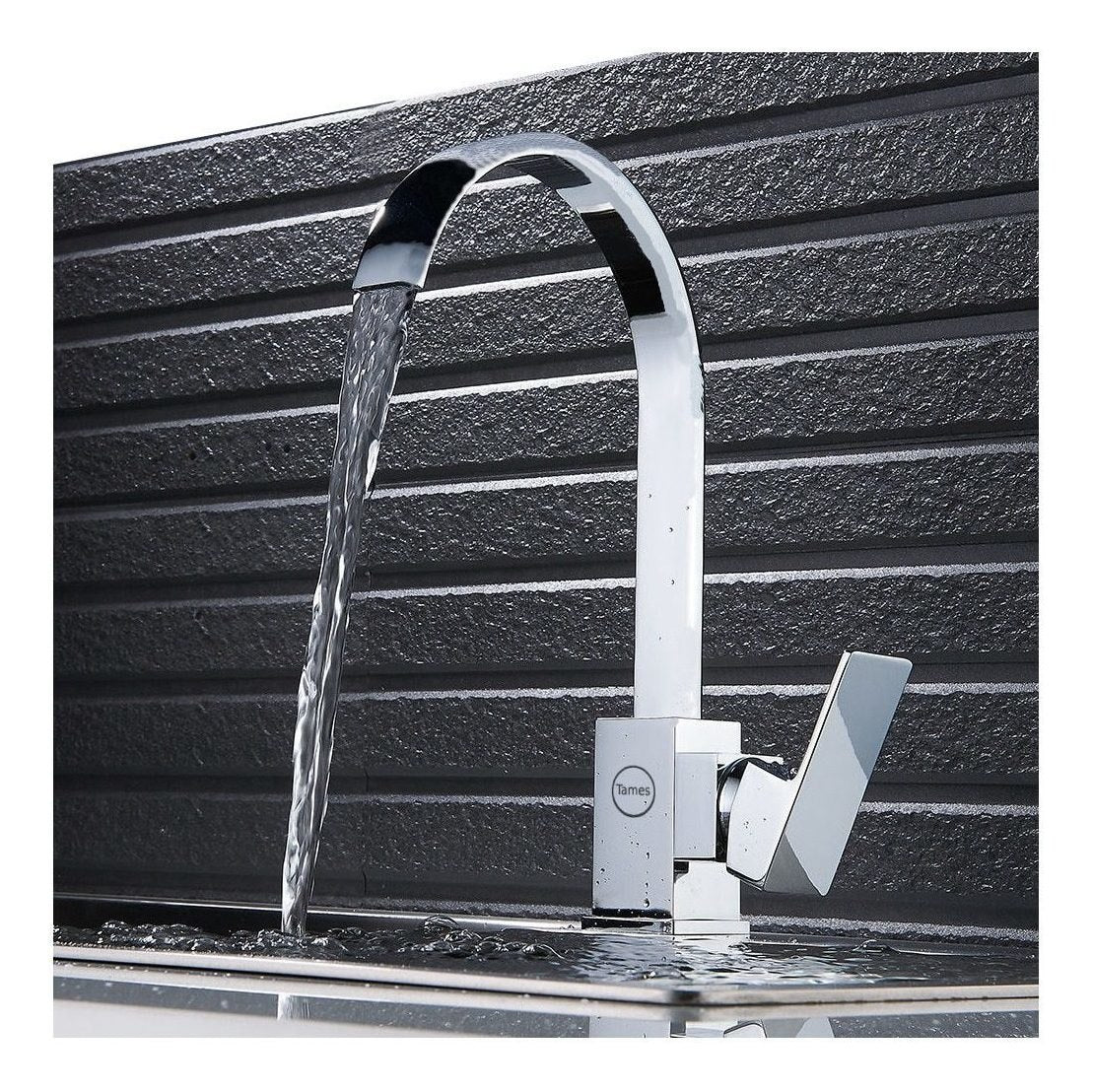 Griferia Lavaplatos Industrial Cromada Con Dispensador Jabon