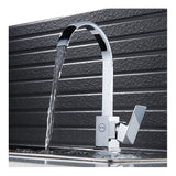 Griferia Lavaplatos Industrial Cromada Con Dispensador Jabon