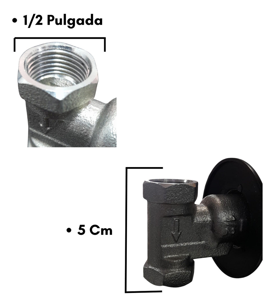 Kit Registró Ducha, Y Regadera Redonda 8 Pulgadas Negro Mate