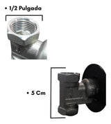 Kit Registró Ducha, Y Regadera Redonda 8 Pulgadas Negro Mate